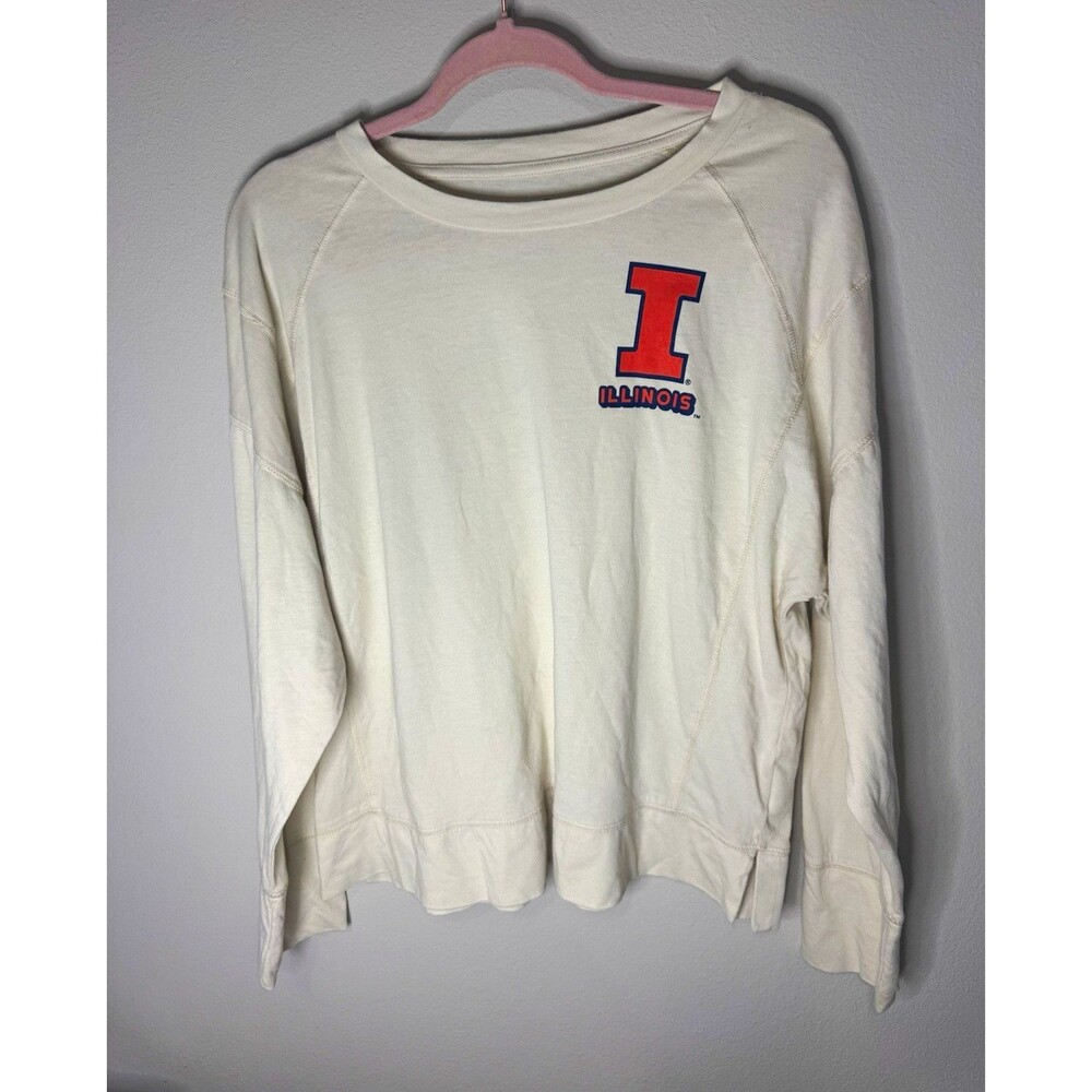 Rivalry Threads 91 Illinois Fighting Illini Sweatshirt White XL